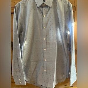 Zachary Prell tailored fit Men's Light Blue Dress Shirt